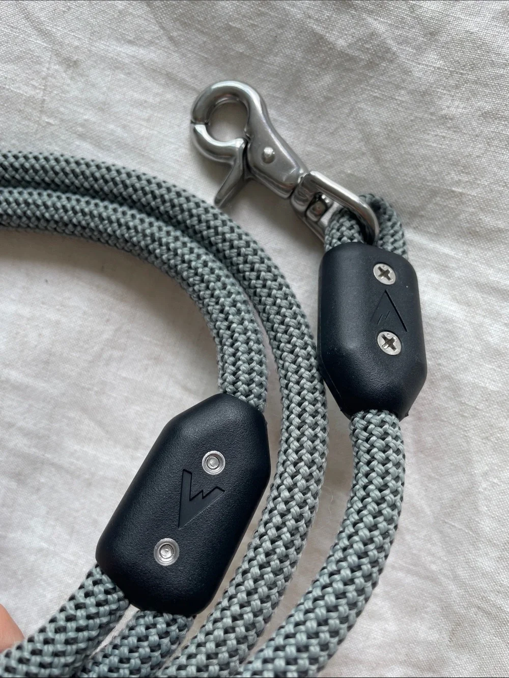 Atlas pet company - lifetime leash grey